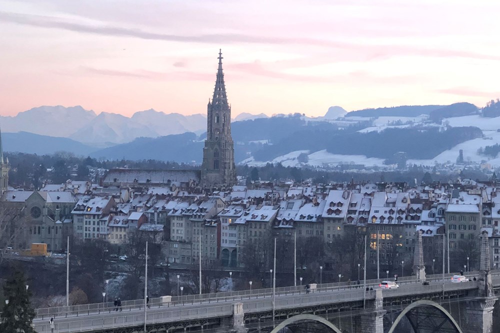 Panorama Brunch Bern Aussicht Winter